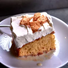 Cinnamon Breakfast Cereal Tres Leches Cake