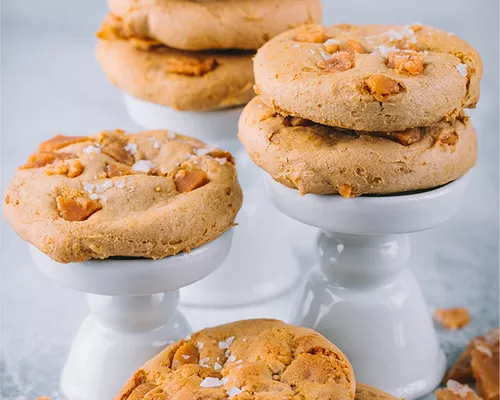 Gluten-Free Salted Caramel Cookies